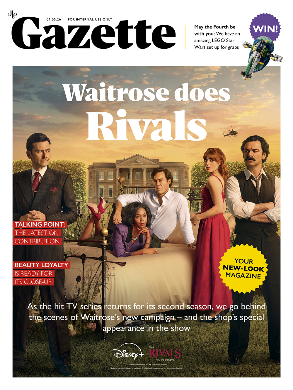 The cover of the launch issue of the refreshed Gazette