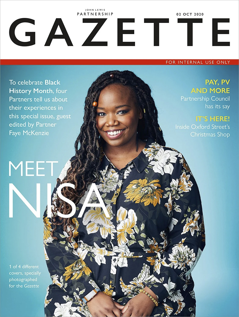 A Gazette cover for Black History Month