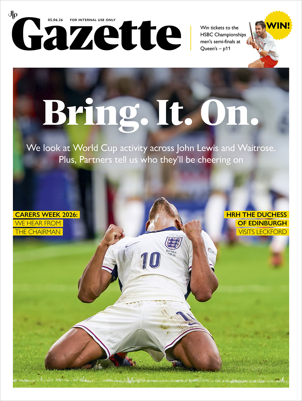 The new Gazette World Cup cover