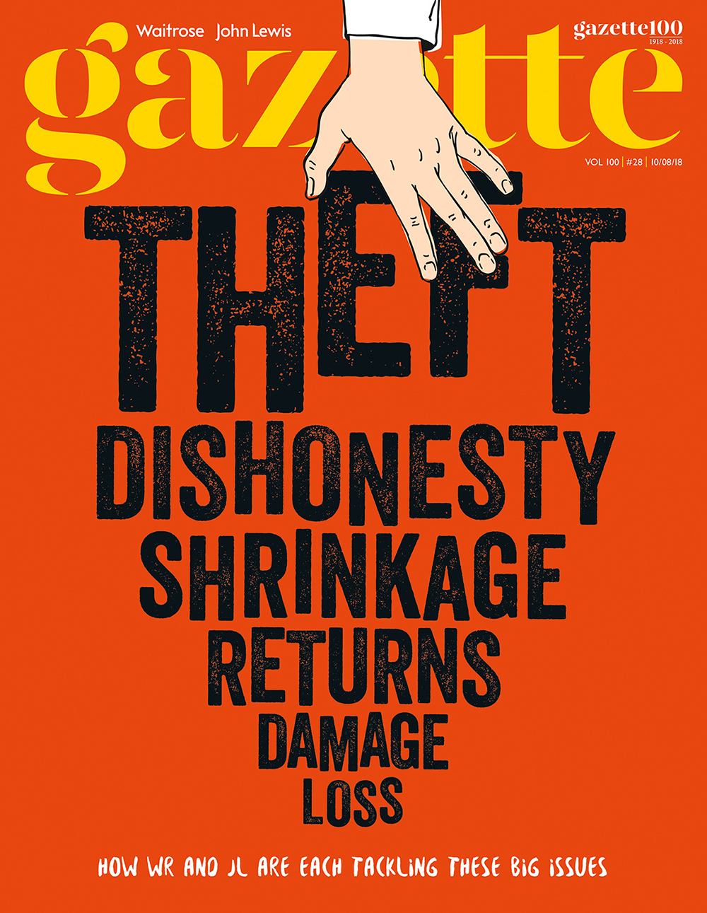 A Gazette cover about shrinkage