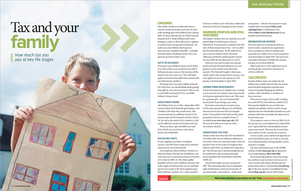 A spread from the Which? Report, Make Your Money Work Harder