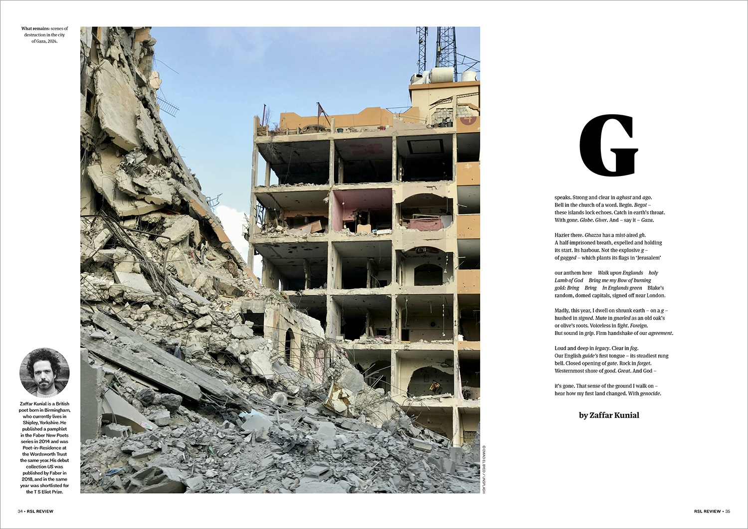 A spread from the RSL Review 2025