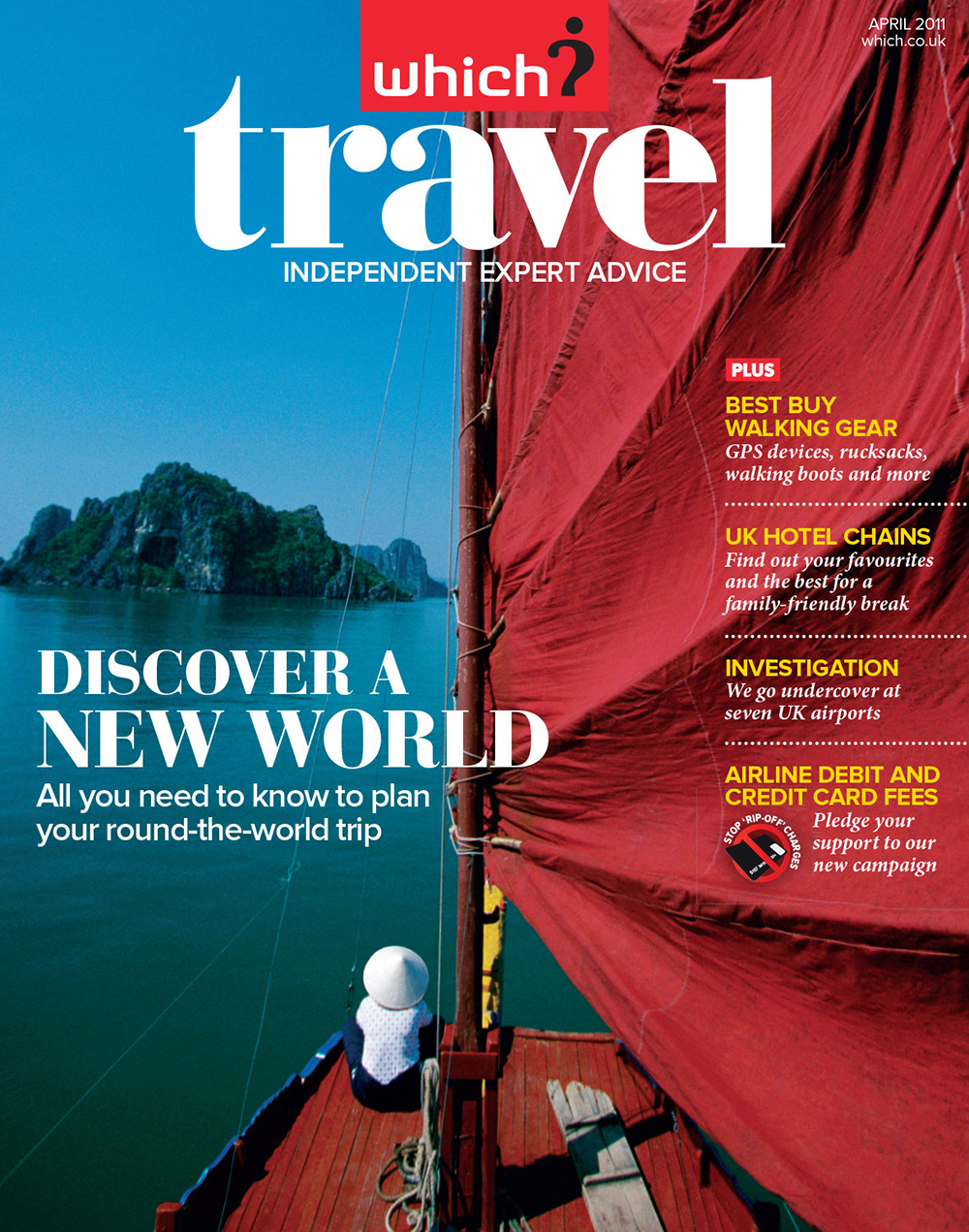A Which? Travel cover about planning a round-the-world trip